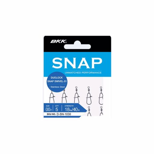 BKK Duo Lock Snap With Swivel Στριφταροπαραμάνες