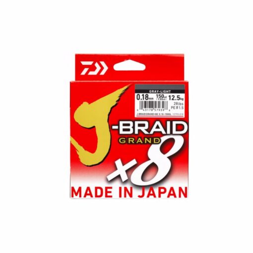 Νήμα J-Braid light grey 270  μέτρα GRAND Daiwa